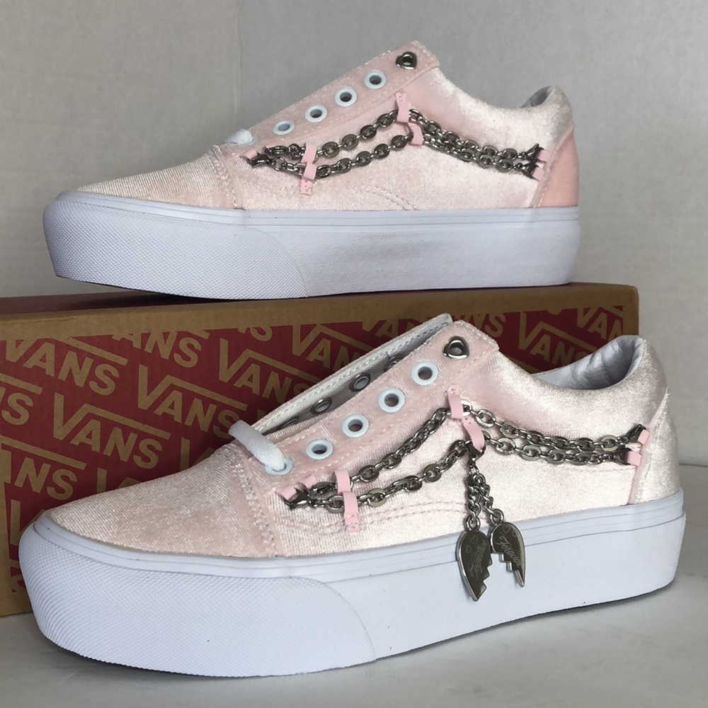 VANS OLD SKOOL PLATFORM CHAIN - BLUSHING BRIDE